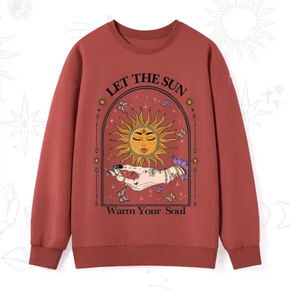 Purplehecate Let The Sun Warm Your Soul Sweatshirt