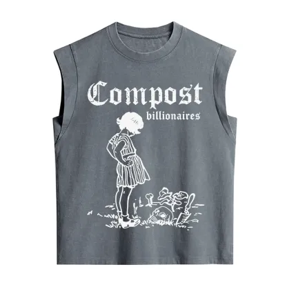 Purplehecate Compost the Greed Vintage Washed Tank