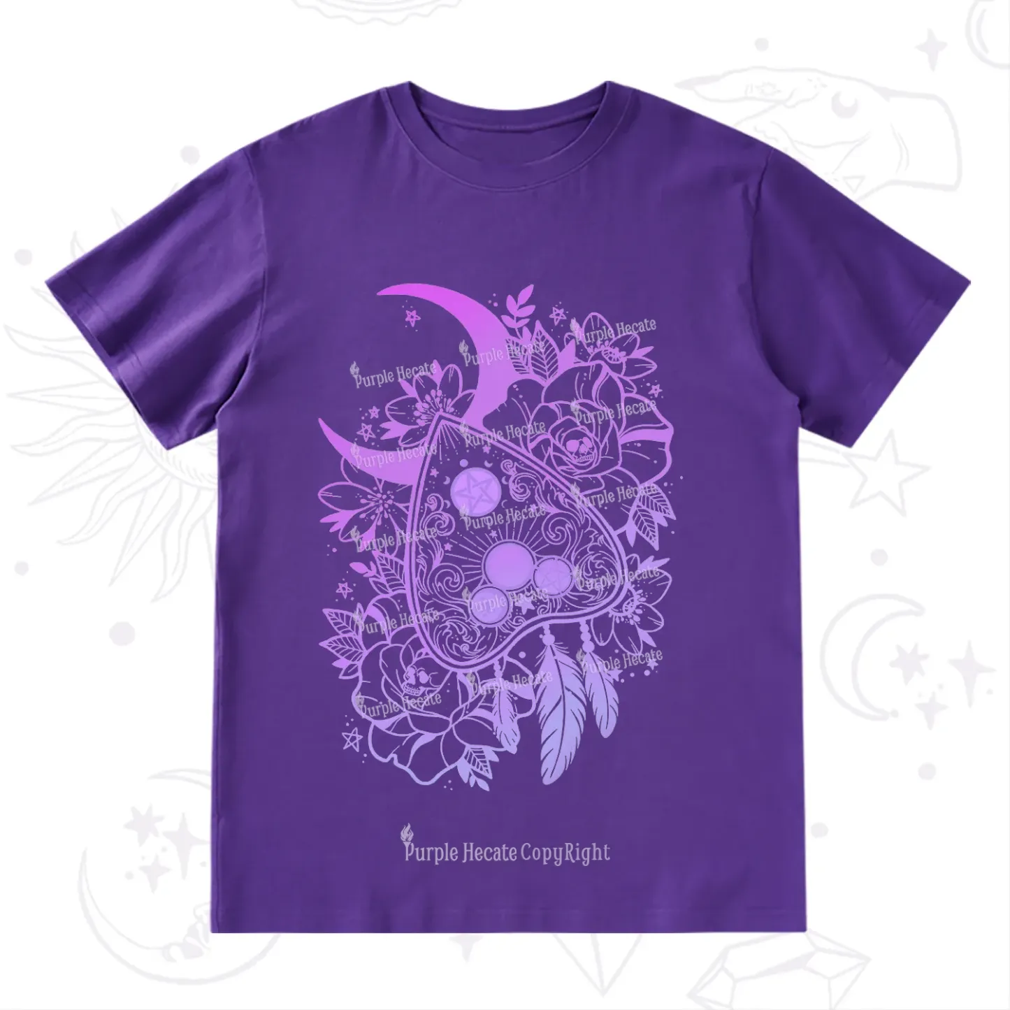 Purplehecate Neon Ouija T-Shirt