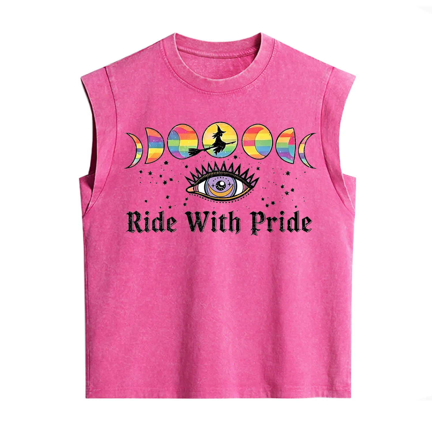 Purplehecate Ride With Rride Vintage Washed Tank
