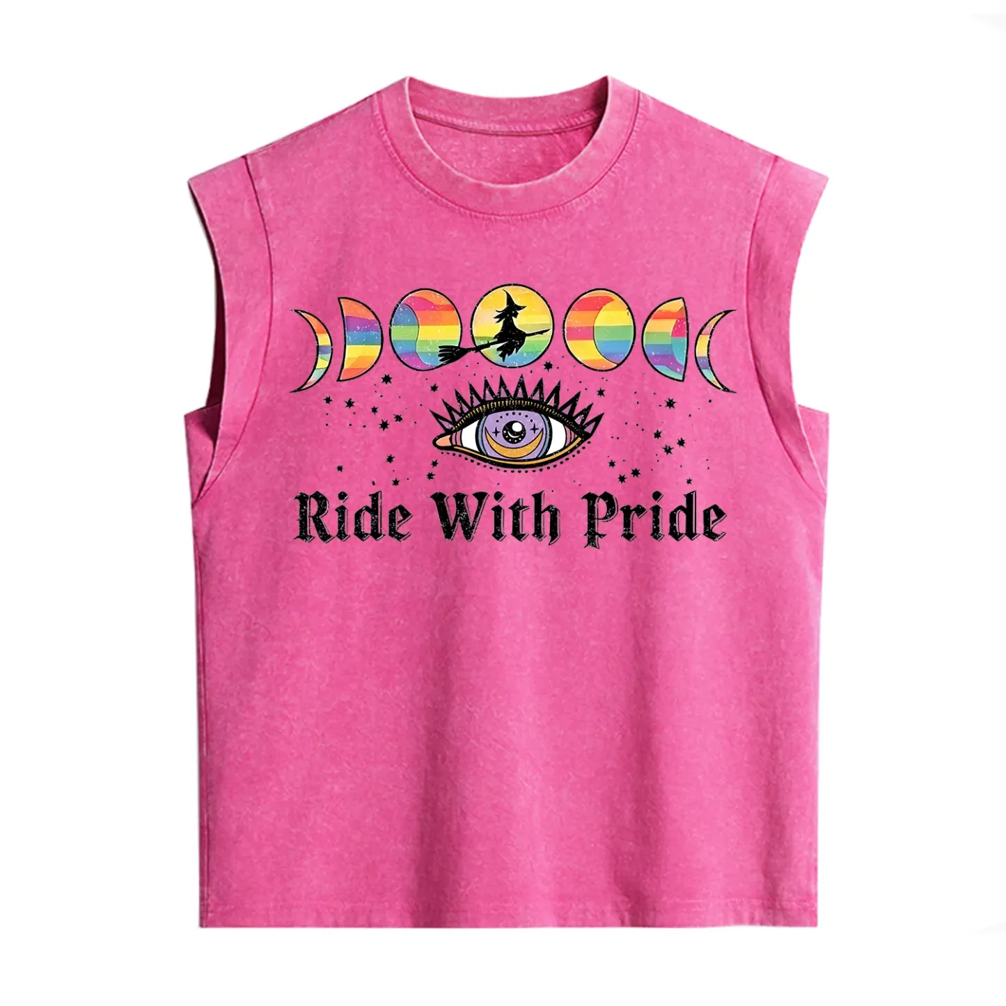 Purplehecate Ride With Rride Vintage Washed Tank