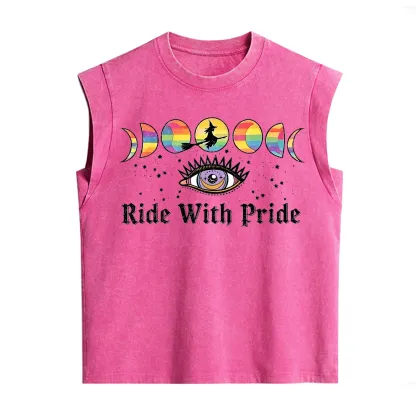 Purplehecate Ride With Rride Vintage Washed Tank