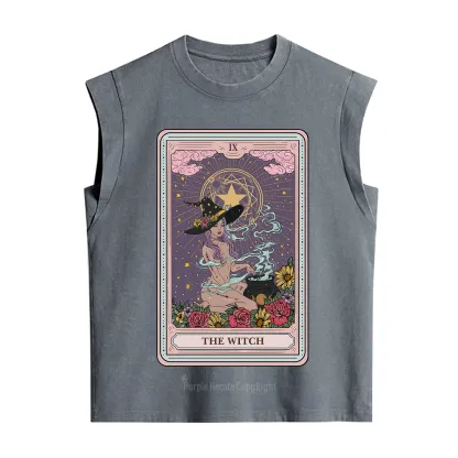 [Copy]Purplehecate Celestial Sun Vintage Washed Tank