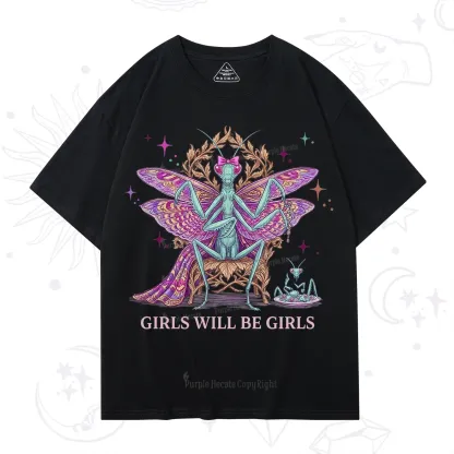 Purplehecate Girls Will Be Girls Mantis Queen T-Shirt