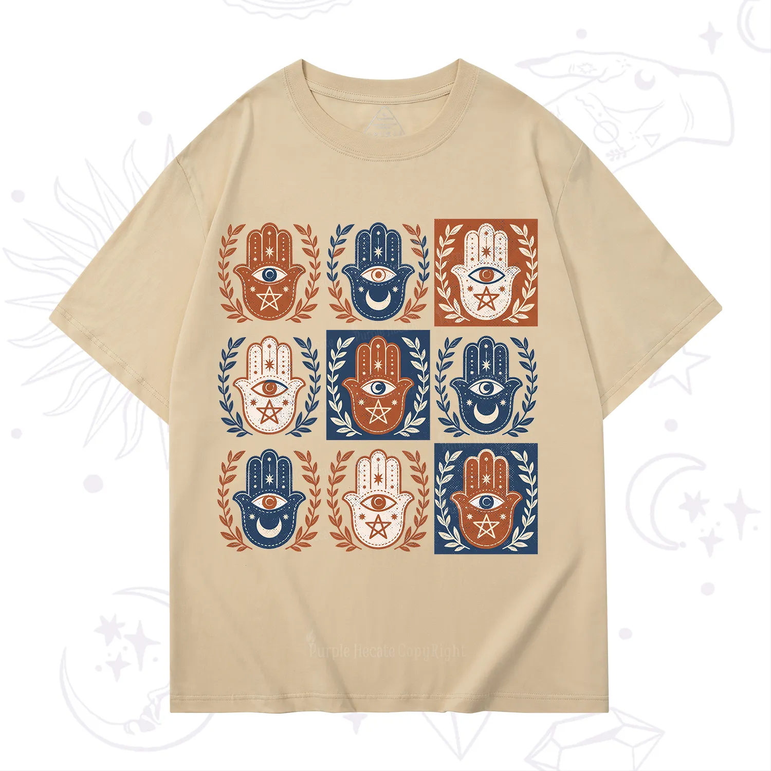Purplehecate Hamsa Hand T-Shirt