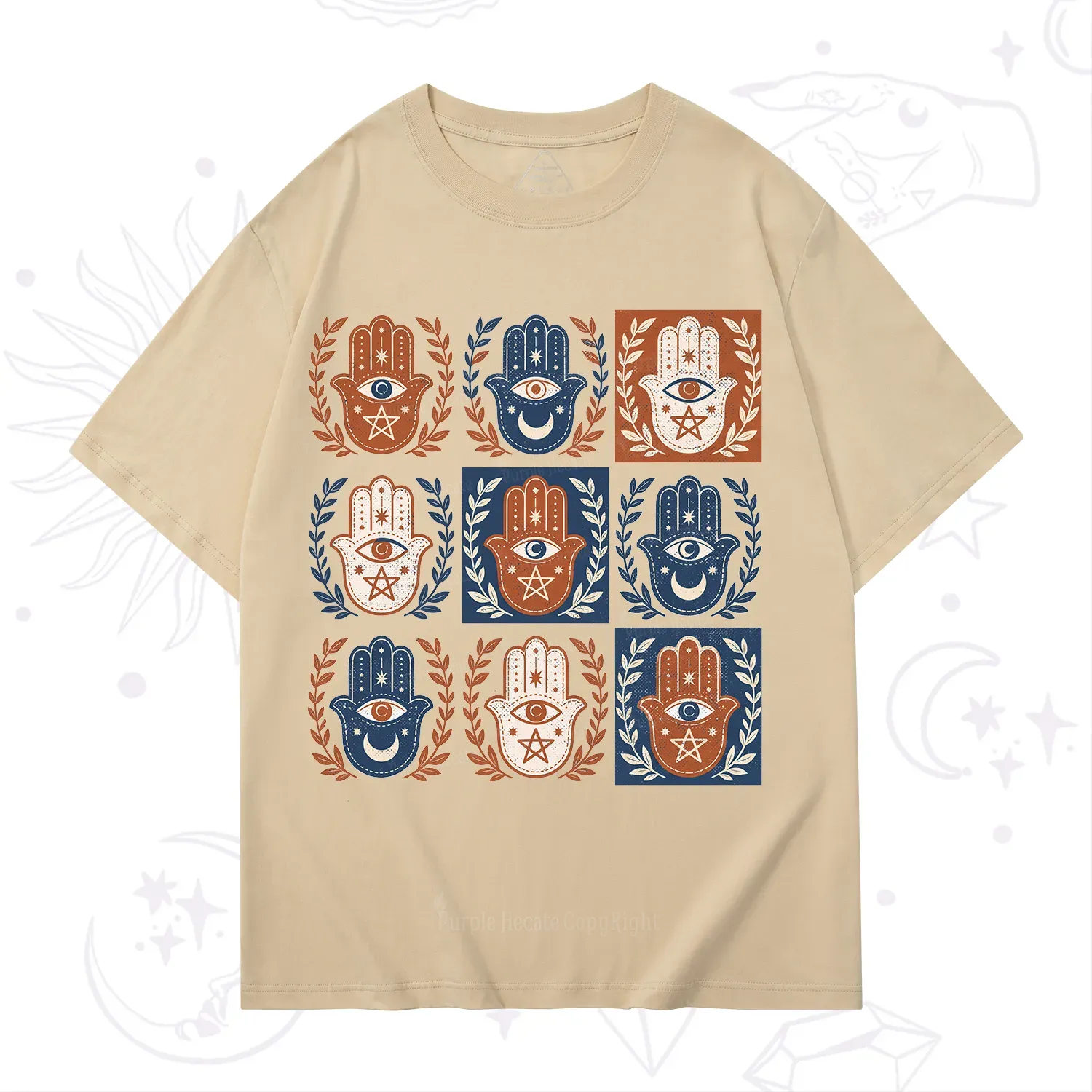 Purplehecate Hamsa Hand T-Shirt