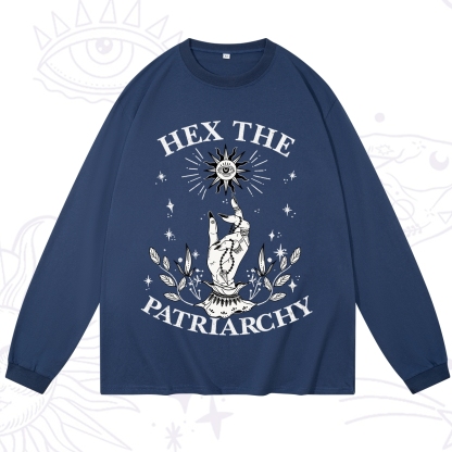 Purplehecate Smash The Patriarchy Long Sleeve T-Shirt