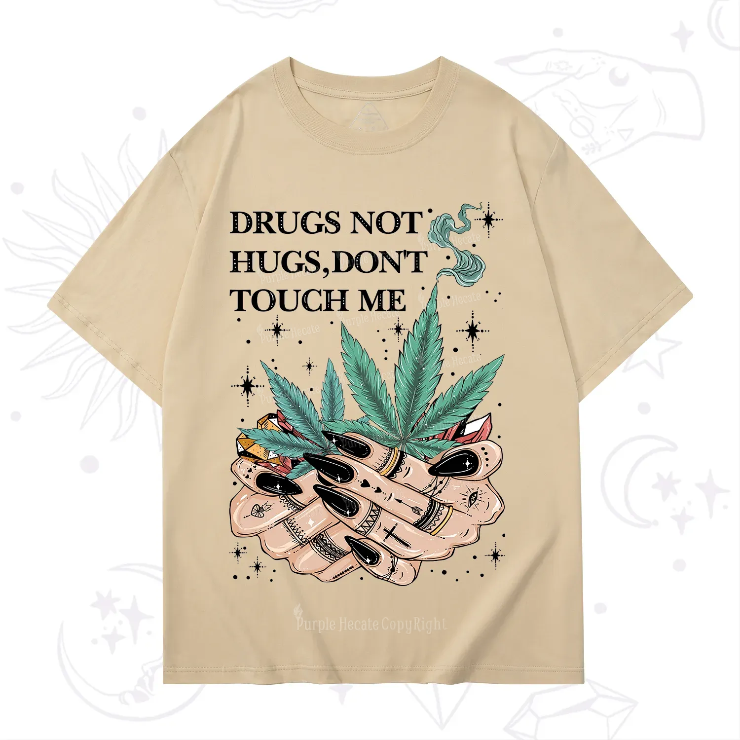 Purplehecate Drugs Not Hugs T-Shirt