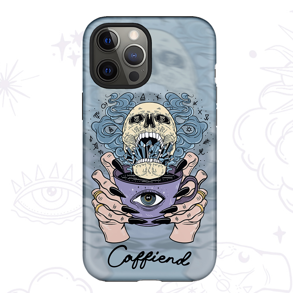 Purplehecate Caffiend Collage Phone Case