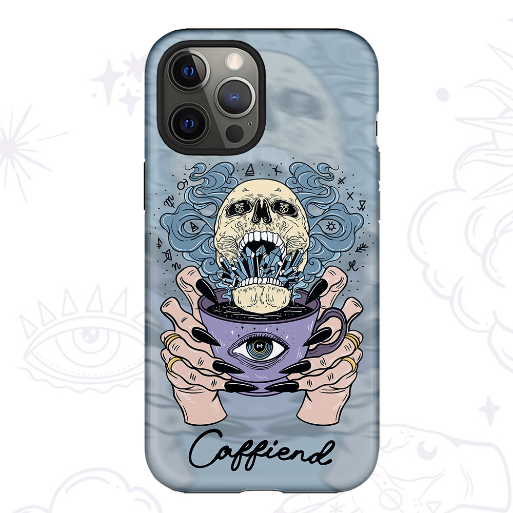 Purplehecate Caffiend Collage Phone Case