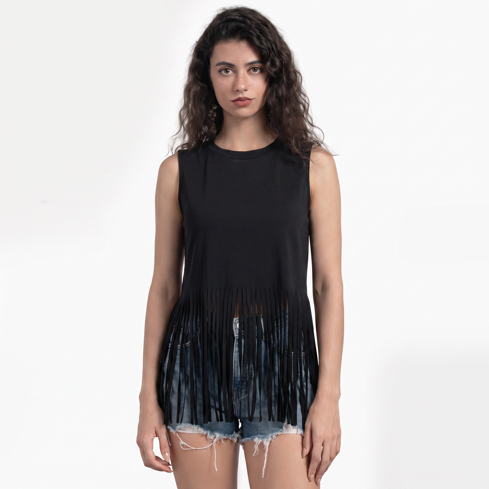 Purplehecate Fringe Tank Top