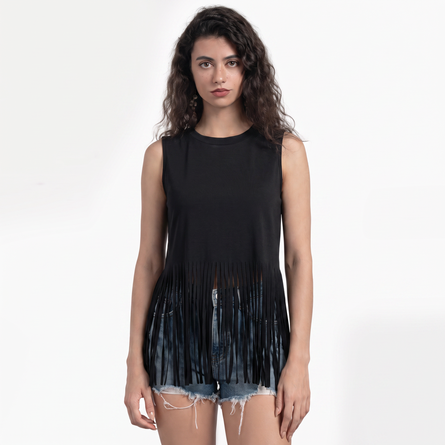 Purplehecate Fringe Tank Top