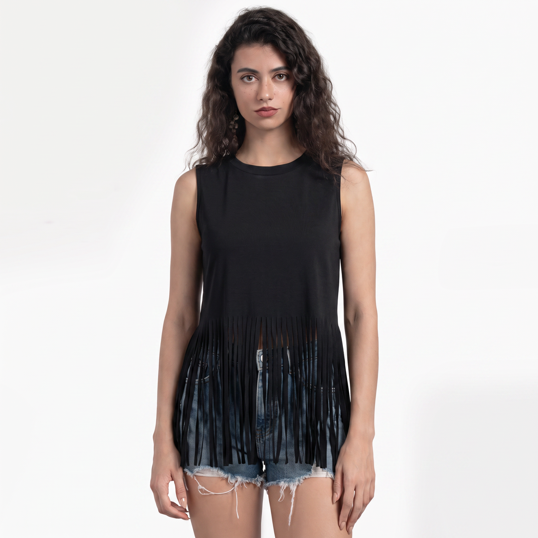 Purplehecate Fringe Tank Top