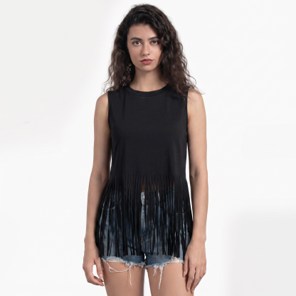 Purplehecate Fringe Tank Top