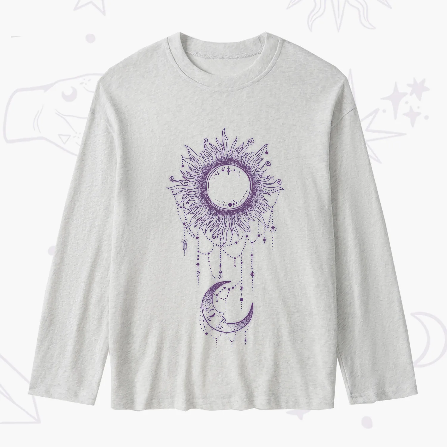 [Copy]Purplehecate Go Sage Yourself Slub Long Sleeve T-Shirt