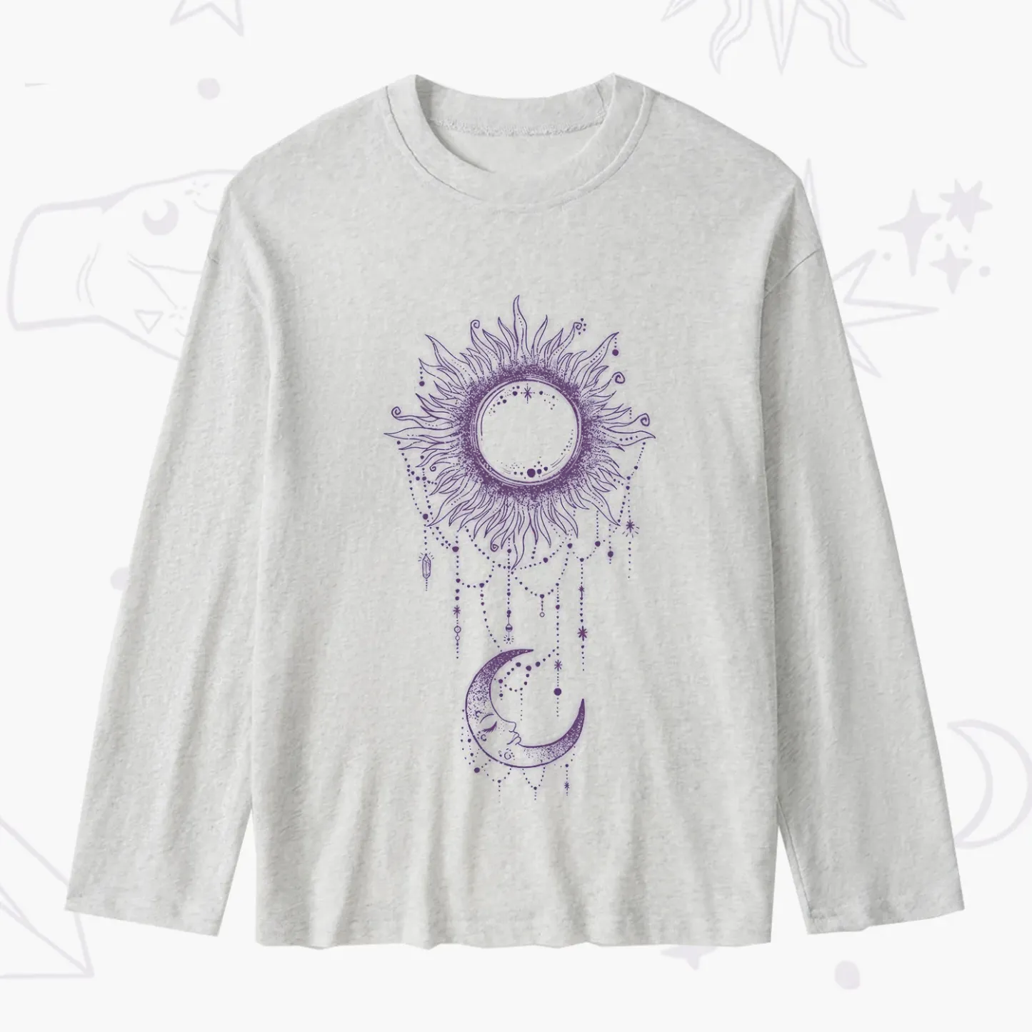 [Copy]Purplehecate Go Sage Yourself Slub Long Sleeve T-Shirt