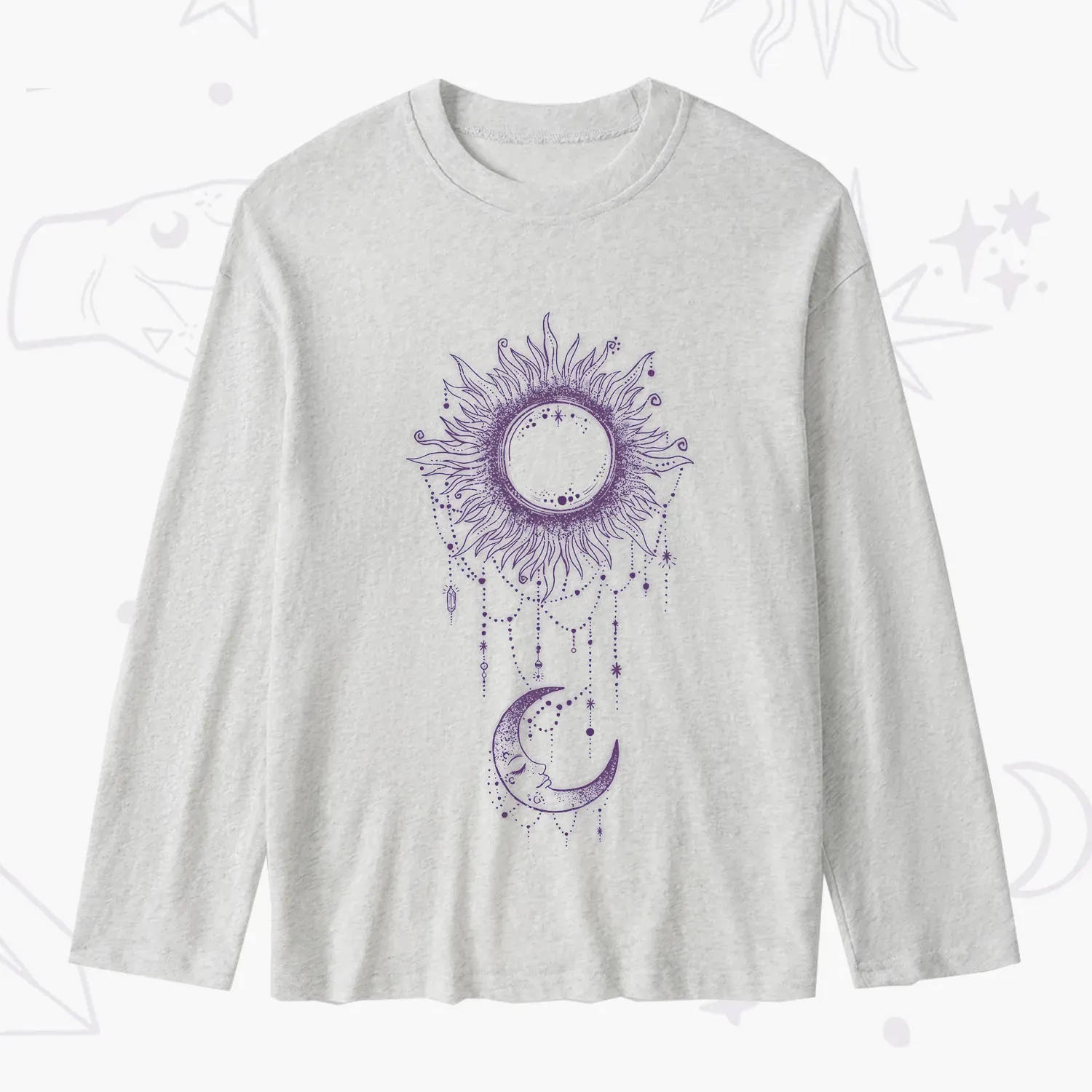 [Copy]Purplehecate Go Sage Yourself Slub Long Sleeve T-Shirt
