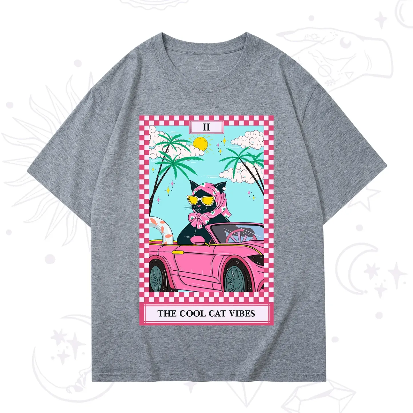 Purplehecate The Cool Cat Vibes Tarot T-Shirt