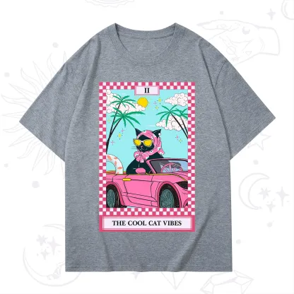 Purplehecate The Cool Cat Vibes Tarot T-Shirt