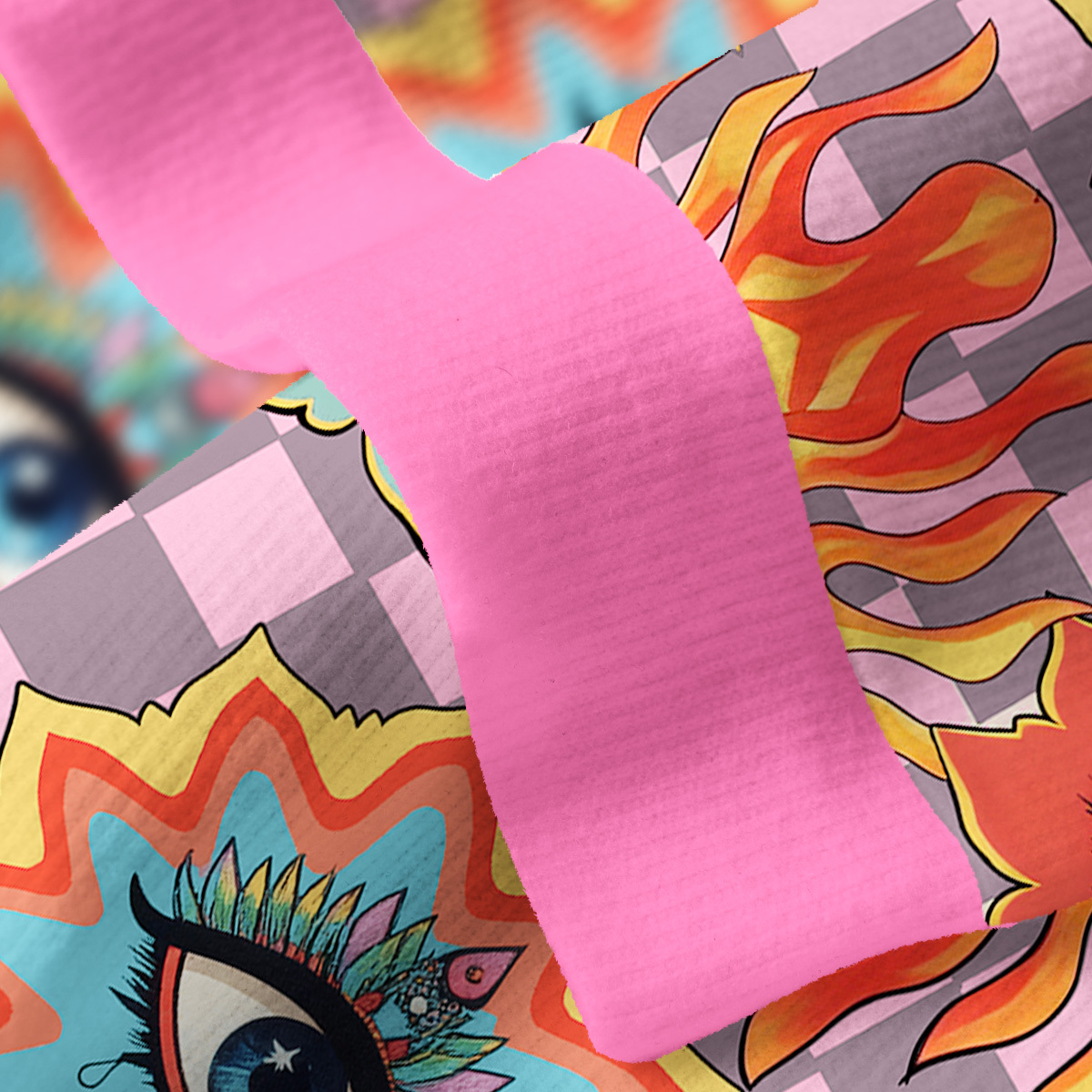 Purplehecate Awakening Flame Fuzzy Ugly Sweatshirt