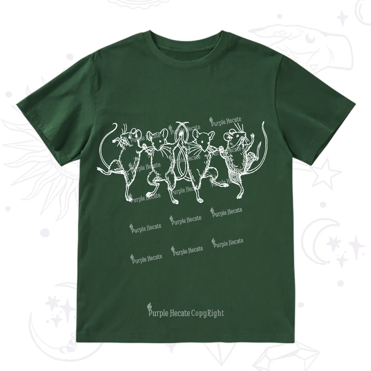 Purplehecate Dancing Rats T-Shirt