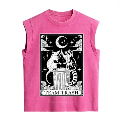 Purplehecate The Team Trash Tarot Vintage Washed Tank