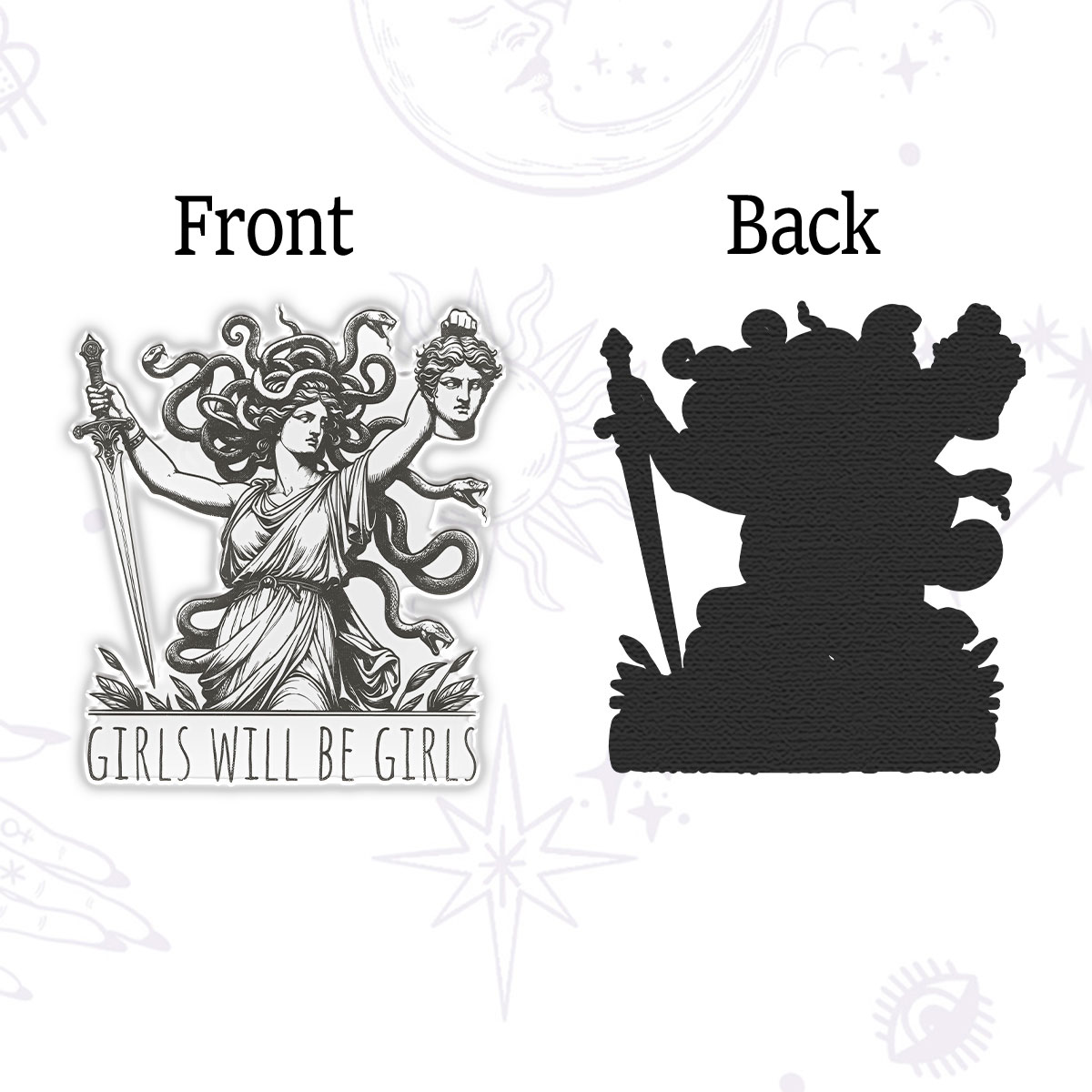 Purplehecate Girls Will Be Girls Medusa Magnet