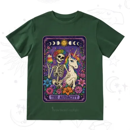 Purplehecate The Audacity Tarot Pride Rainbow T-Shirt