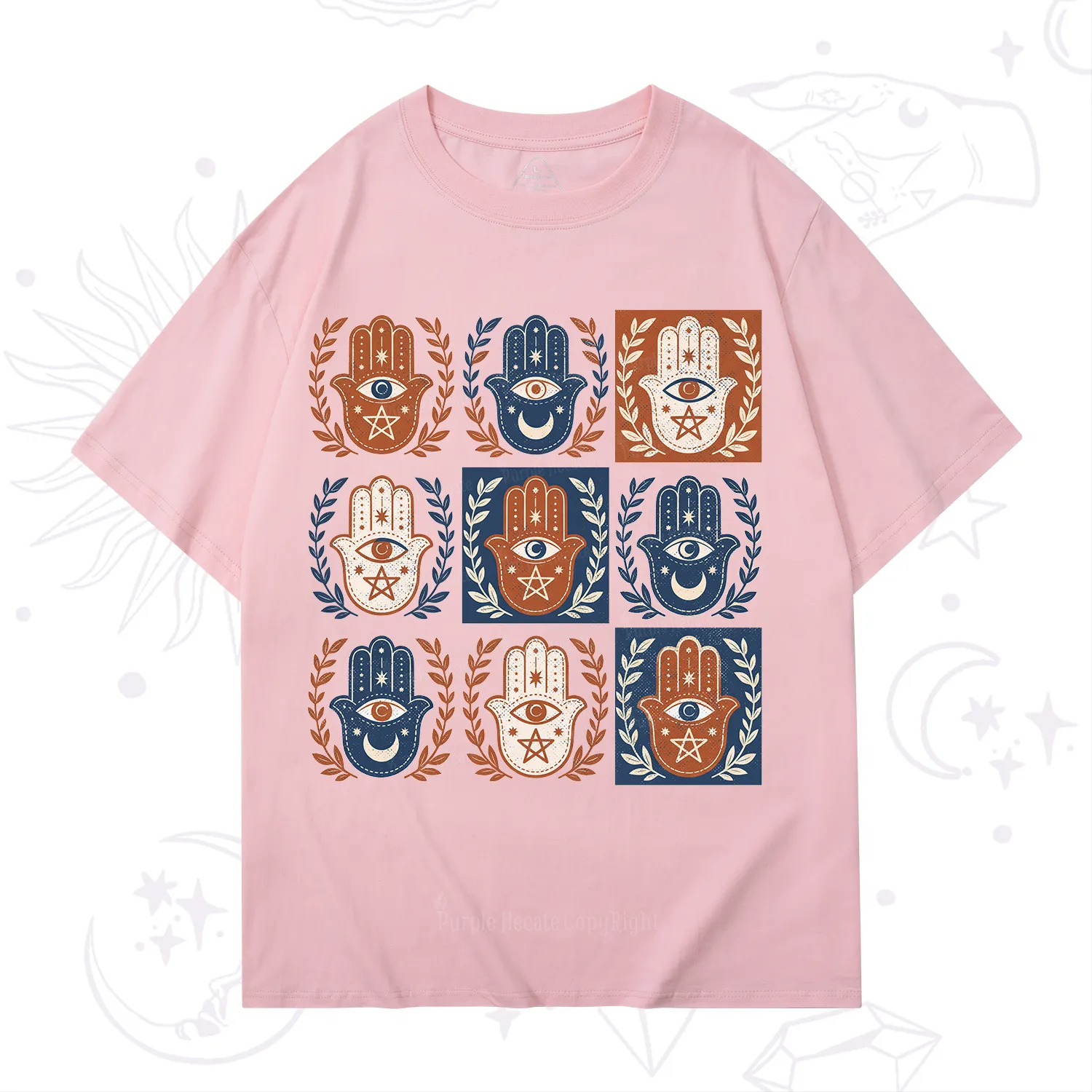 Purplehecate Hamsa Hand T-Shirt