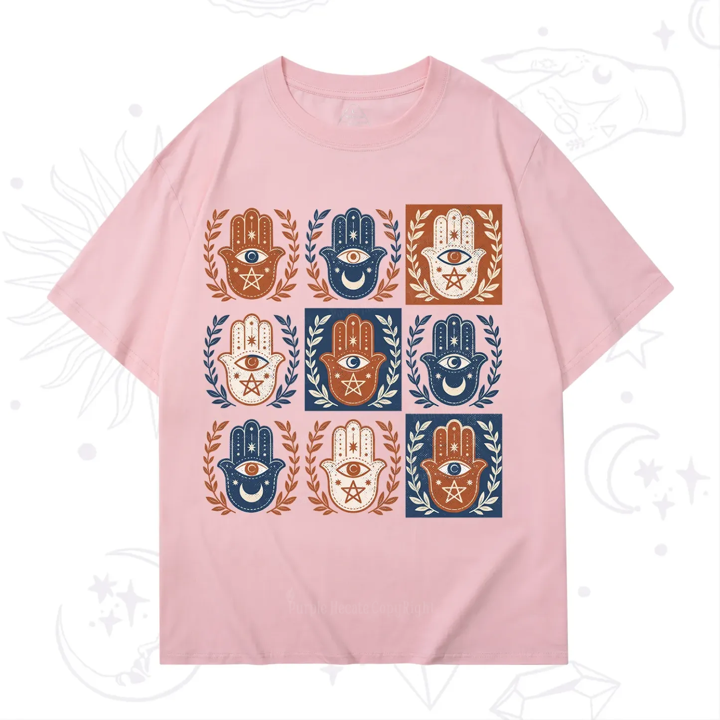 Purplehecate Hamsa Hand T-Shirt