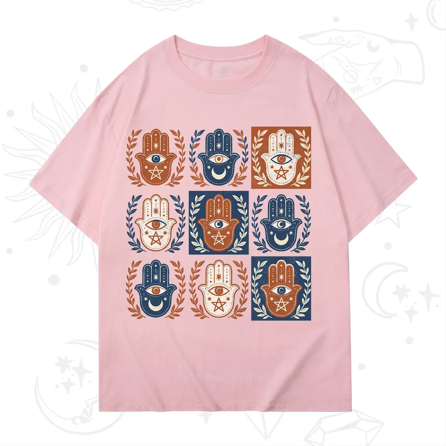 Purplehecate Hamsa Hand T-Shirt