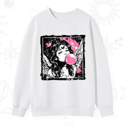 Purplehecate Grunge Angel with Bubblegum Sweatshirt
