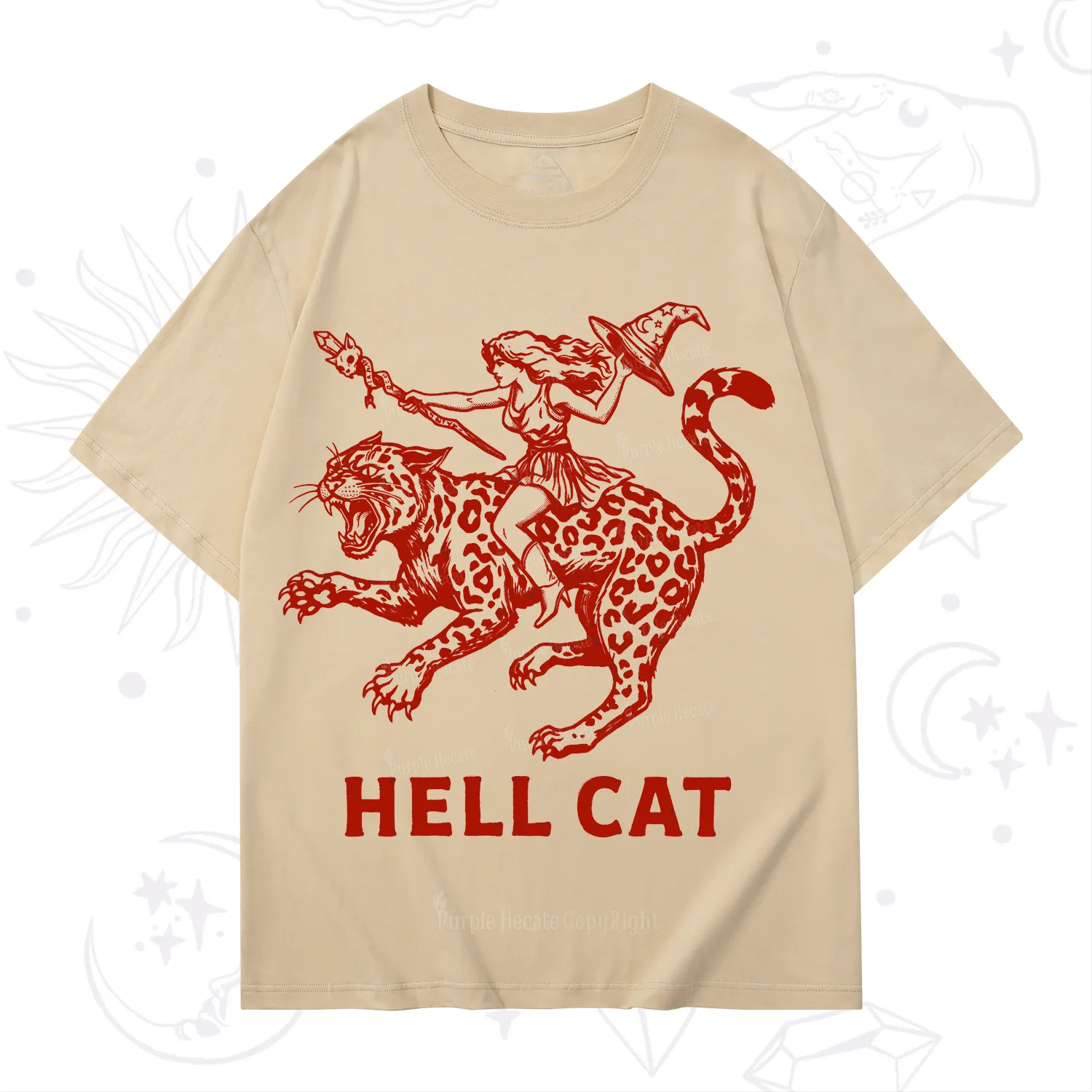 Purplehecate Hex Girl Hell Cat T-Shirt