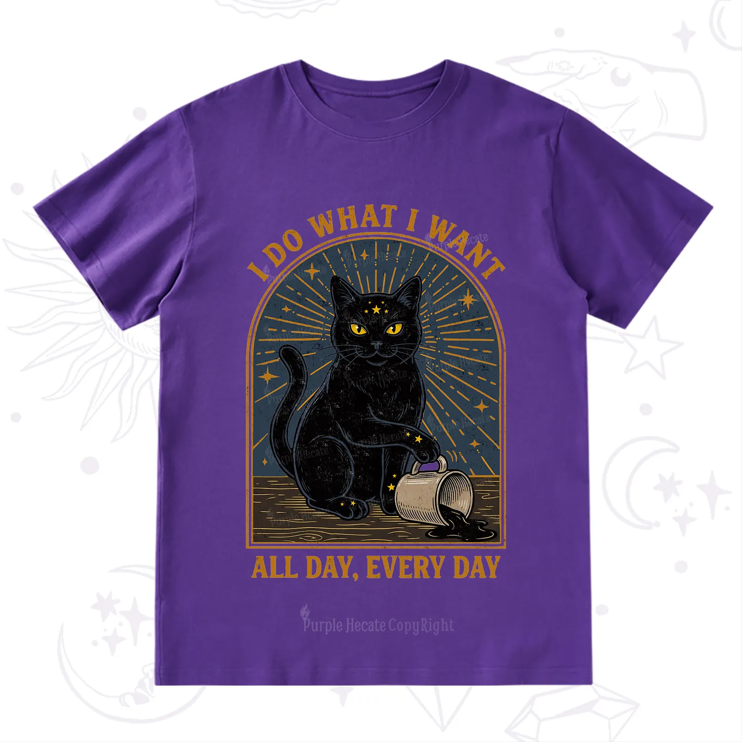 Purplehecate I Do What I What All Day T-Shirt