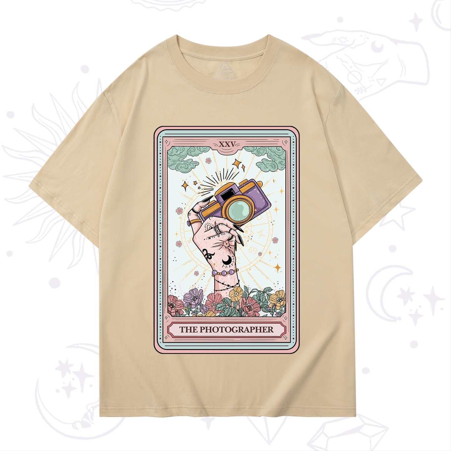 Purplehecate The Photographer Tarot Card T-Shirt