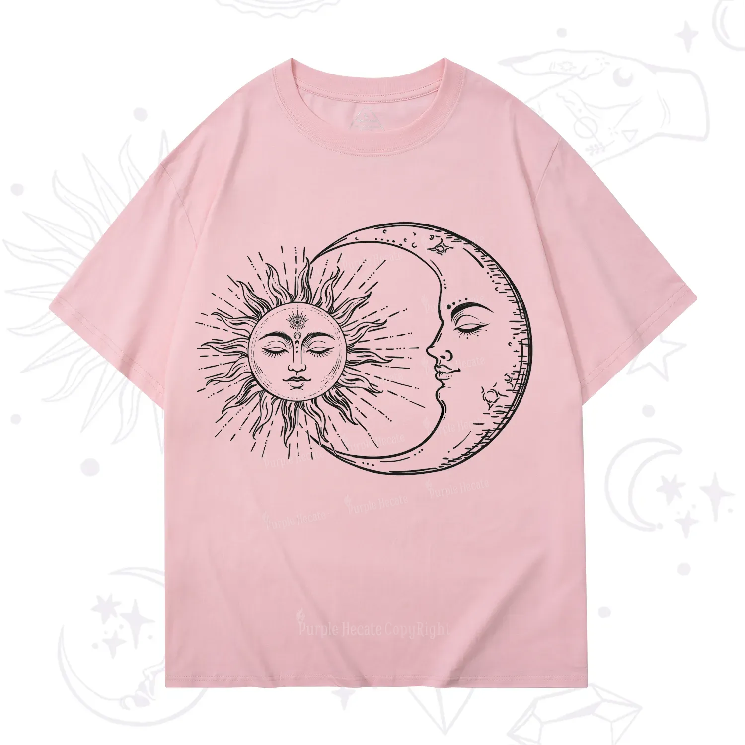 Purplehecate The Moon And The Sun T-Shirt