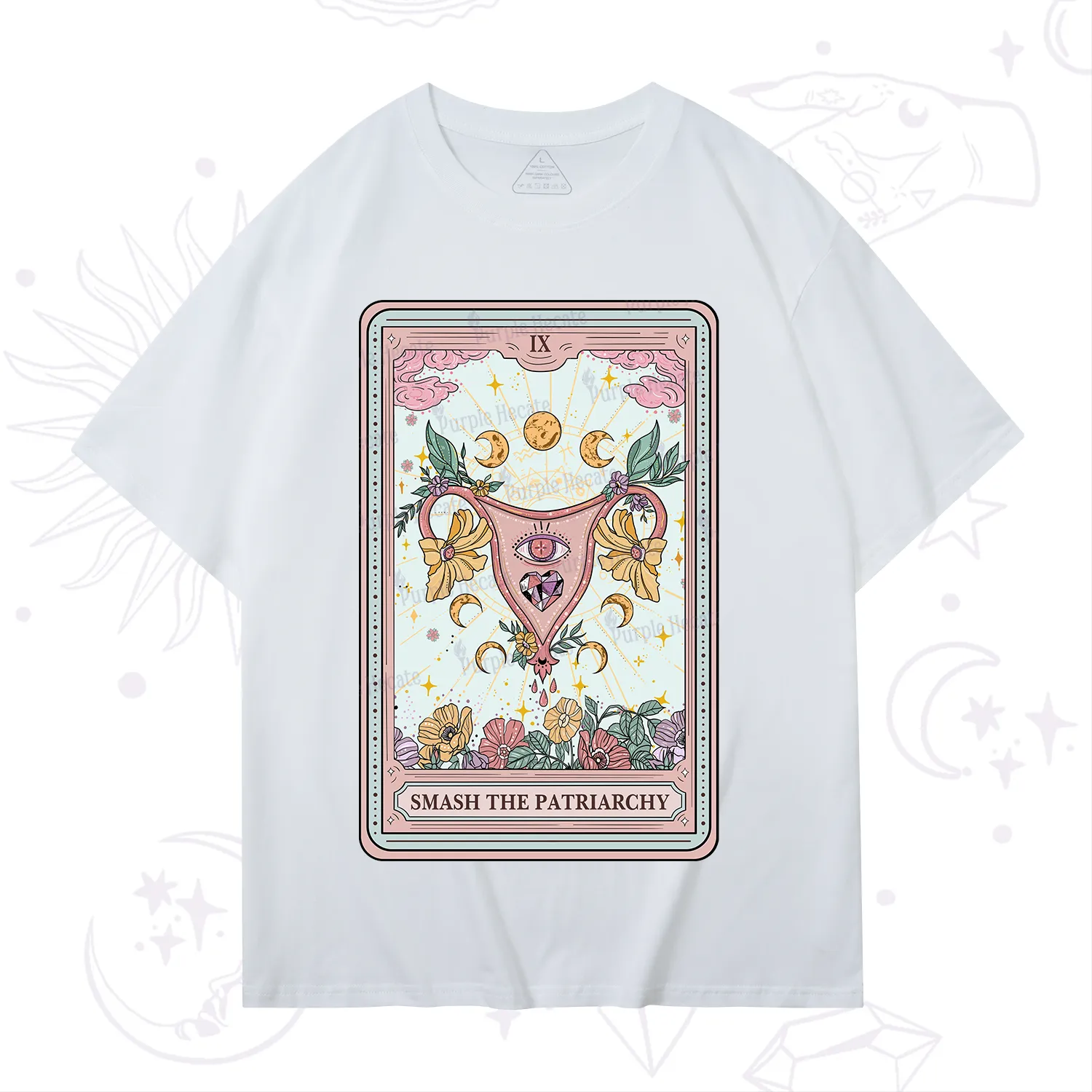 Purplehecate The Smash the Patriarchy Tarot T-Shirt