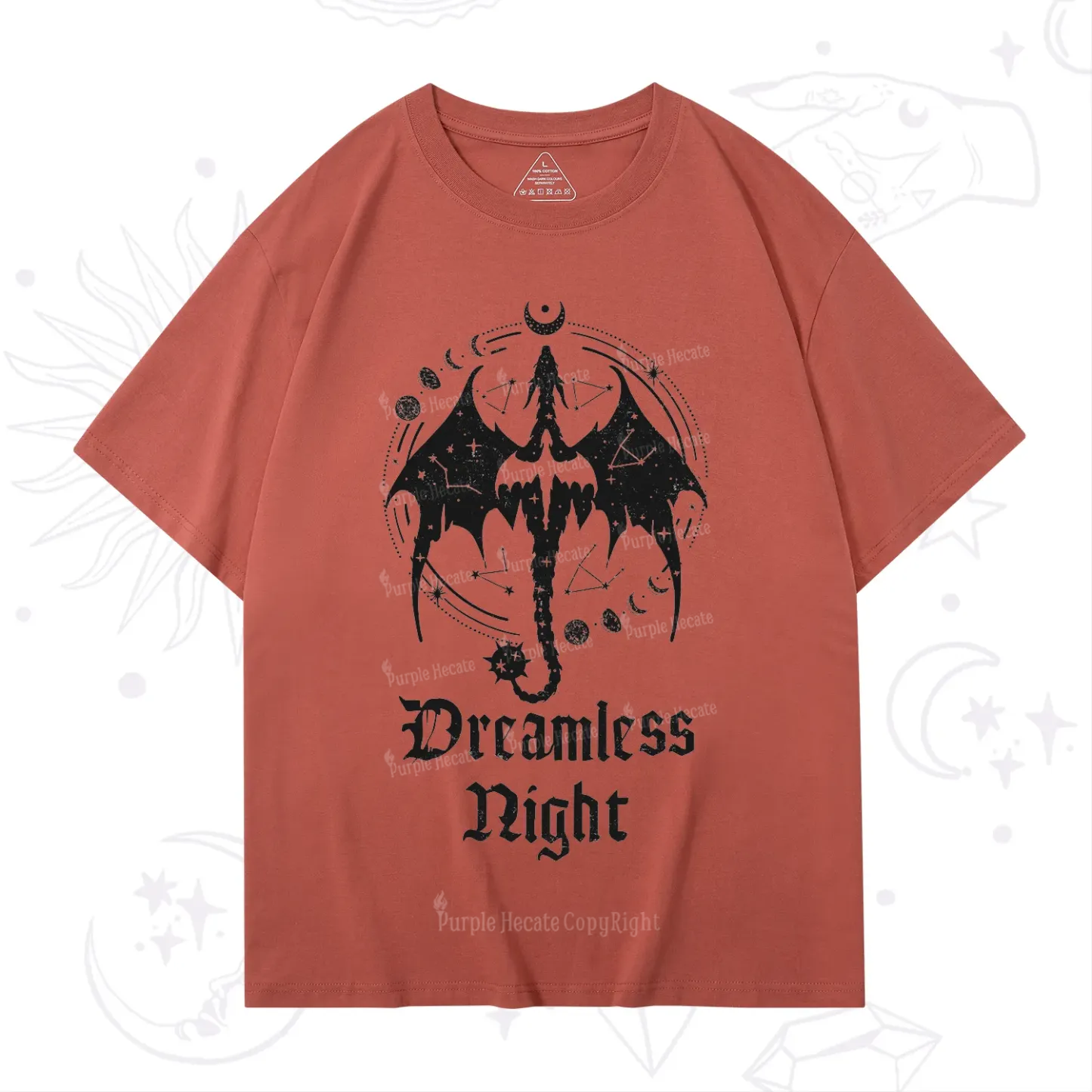 Purplehecate Dreamless Night Dragon T-Shirt