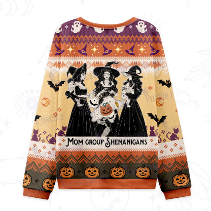 Purplehecate Mom Group Shenanigans Ugly Halloween Sweatshirts
