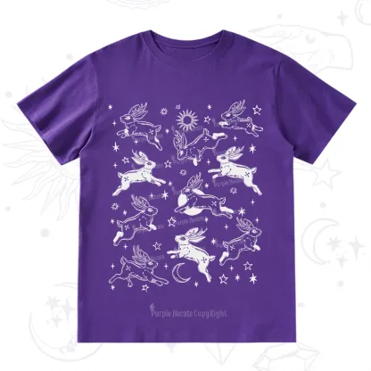 Purplehecate Bunnies in Space T-Shirt