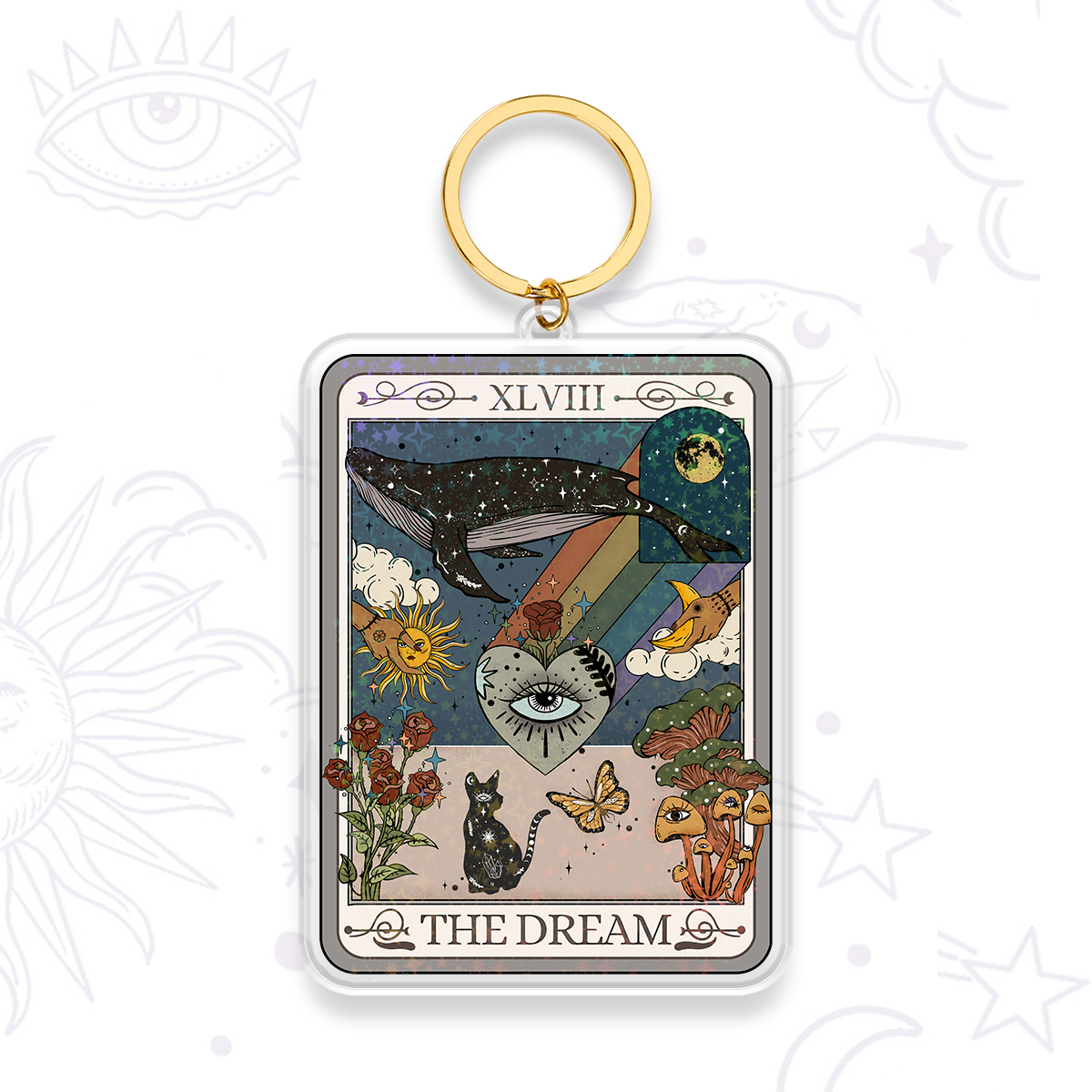 Purplehecate The Dream Tarot Keychain