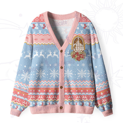 Purplehecate The Zero Of Fucks Tarot Ugly Cardigan Sweaters