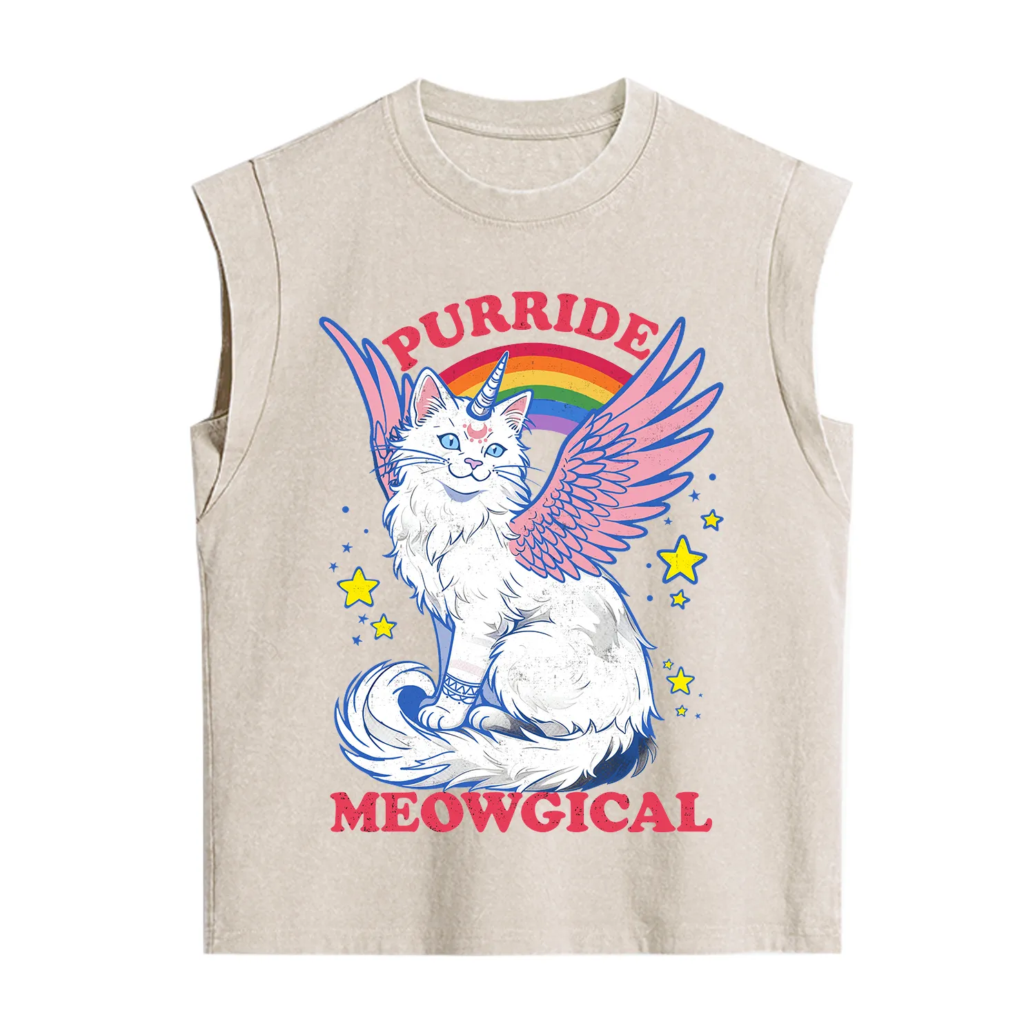 Purplehecate Purride Meowgical Vintage Washed Tank
