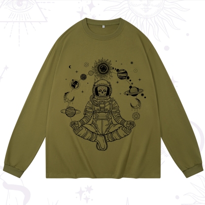 Purplehecate Cosmic Meditator Long Sleeve T-Shirt