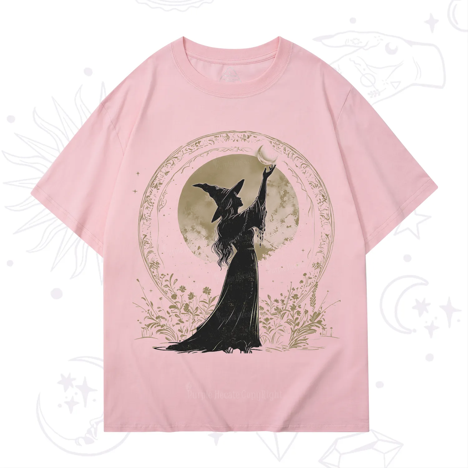 Purplehecate The Moon Witch T-Shirt