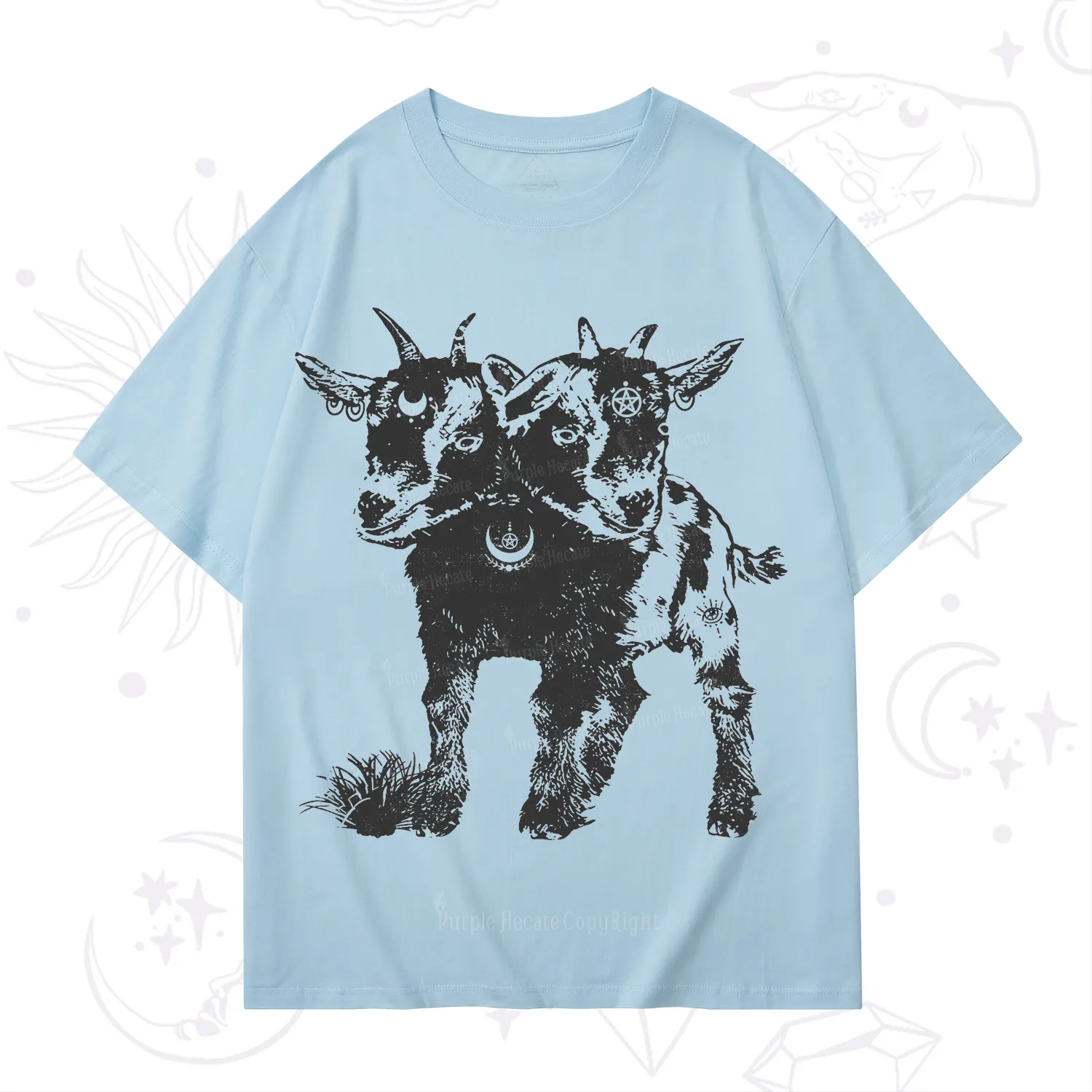 Purplehecate Two Headed Goat T-Shirt