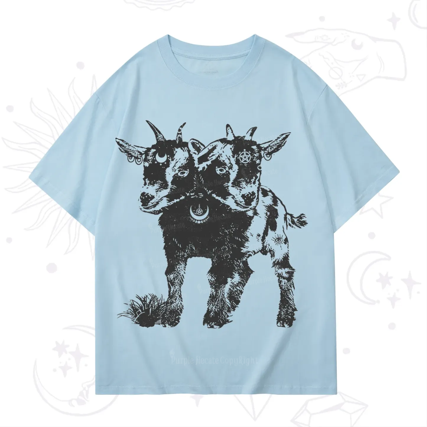 Purplehecate Two Headed Goat T-Shirt