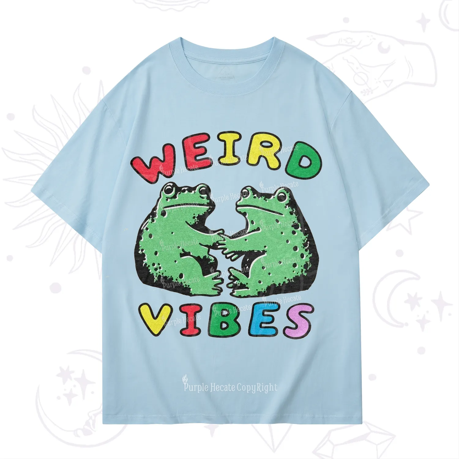 Purplehecate Weird Frog Vibes T-Shirt