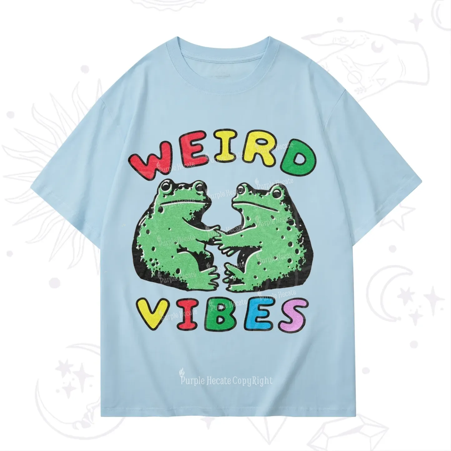 Purplehecate Weird Frog Vibes T-Shirt