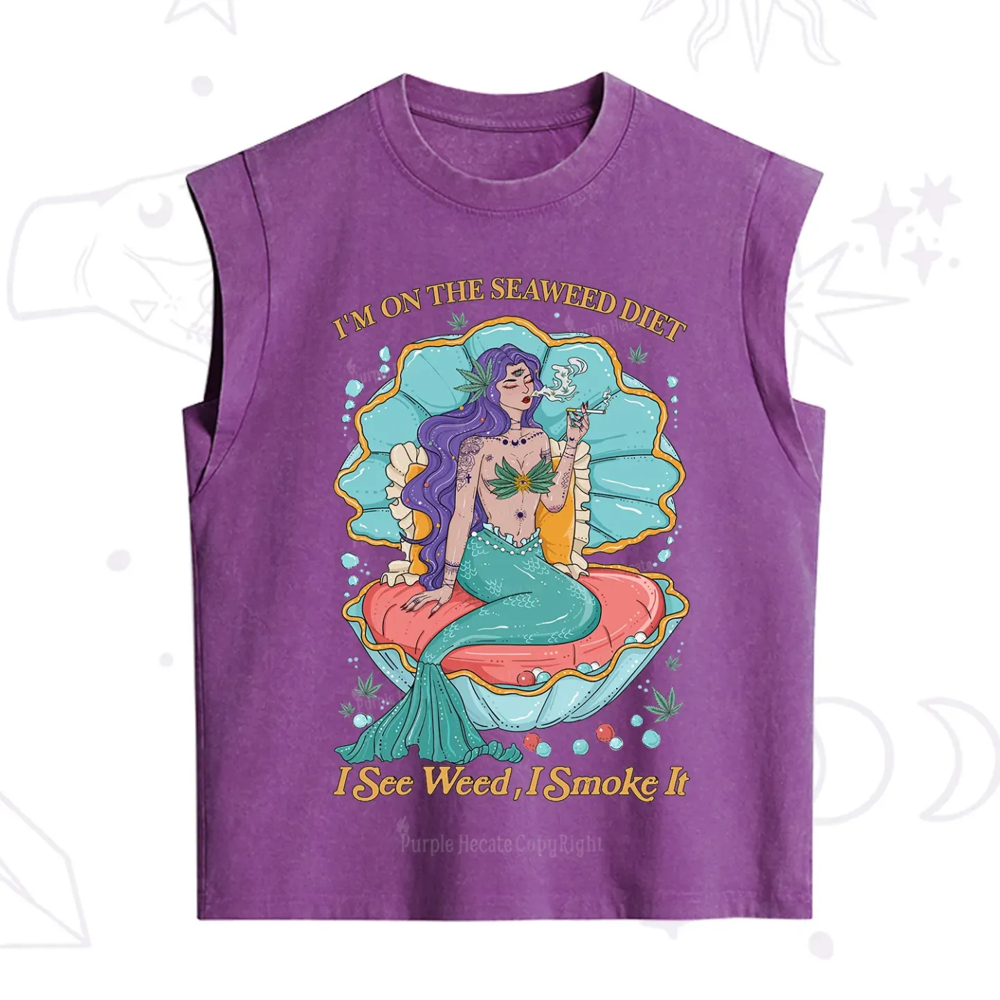 Purplehecate I See Weed I Smoke It Vintage Washed Tank